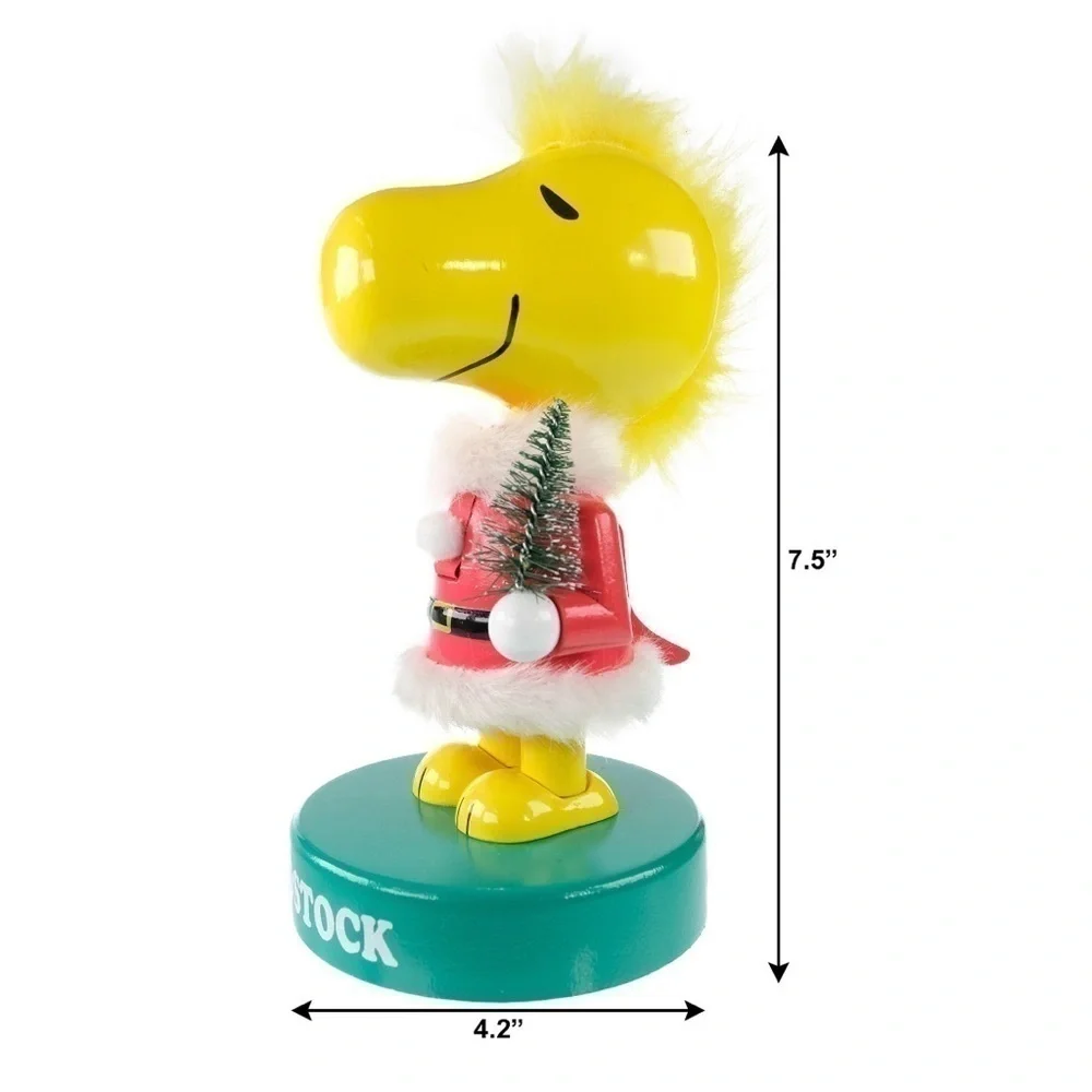 Peanuts Woodstock Nutcracker NEW Holiday Christmas Decor Red Yellow